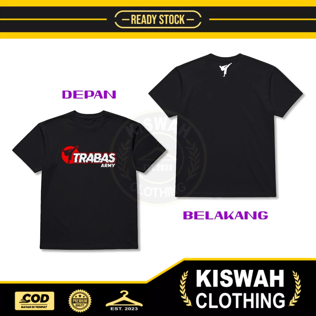 เสื้อยืด Trabas Army DB Army เสื้อยืด Distro