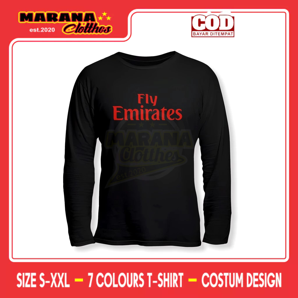 Fly Emirates เสื้อบริษัทแขนยาว