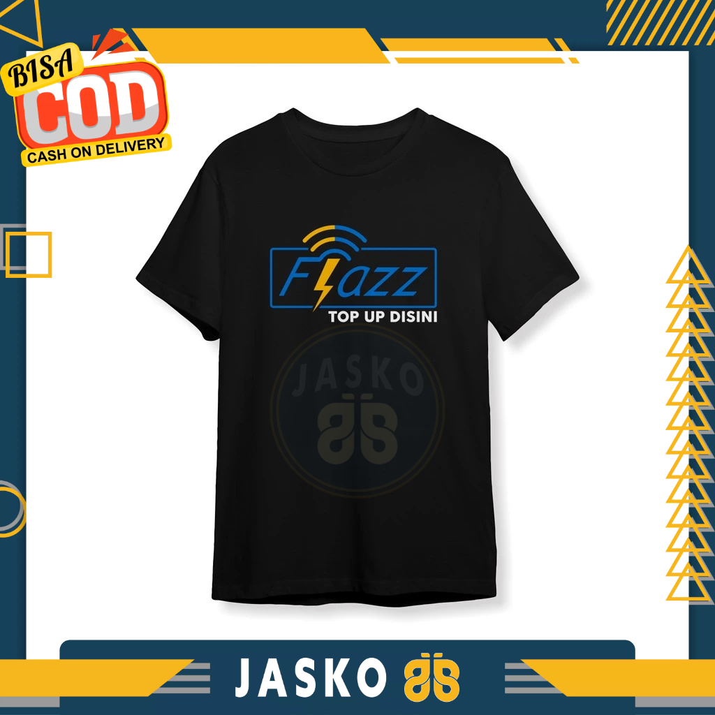 เสื้อยืด Bank BCA Flazz Top Up Here Distro เสื้อยืด