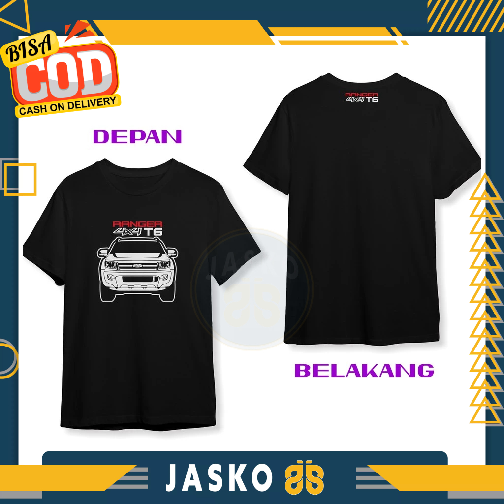 Ford Ranger 4X4 T6 v2 DB Car เสื้อยืดเสื้อผ้ายานยนต์