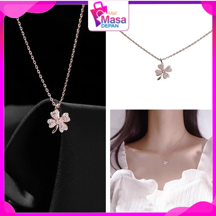 MMD สร้อยคอ 6538 ไทเทเนียมคริสตัลแฟชั่นผู้หญิงเครื่องประดับ