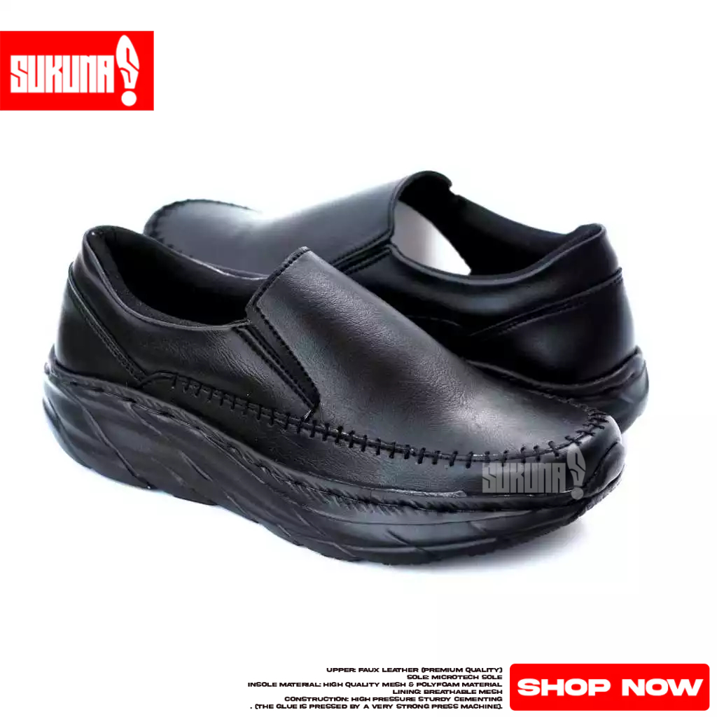 รองเท้าโลฟเฟอร์ Pylon Sole สีดําสําหรับผู้ชาย - LUISA