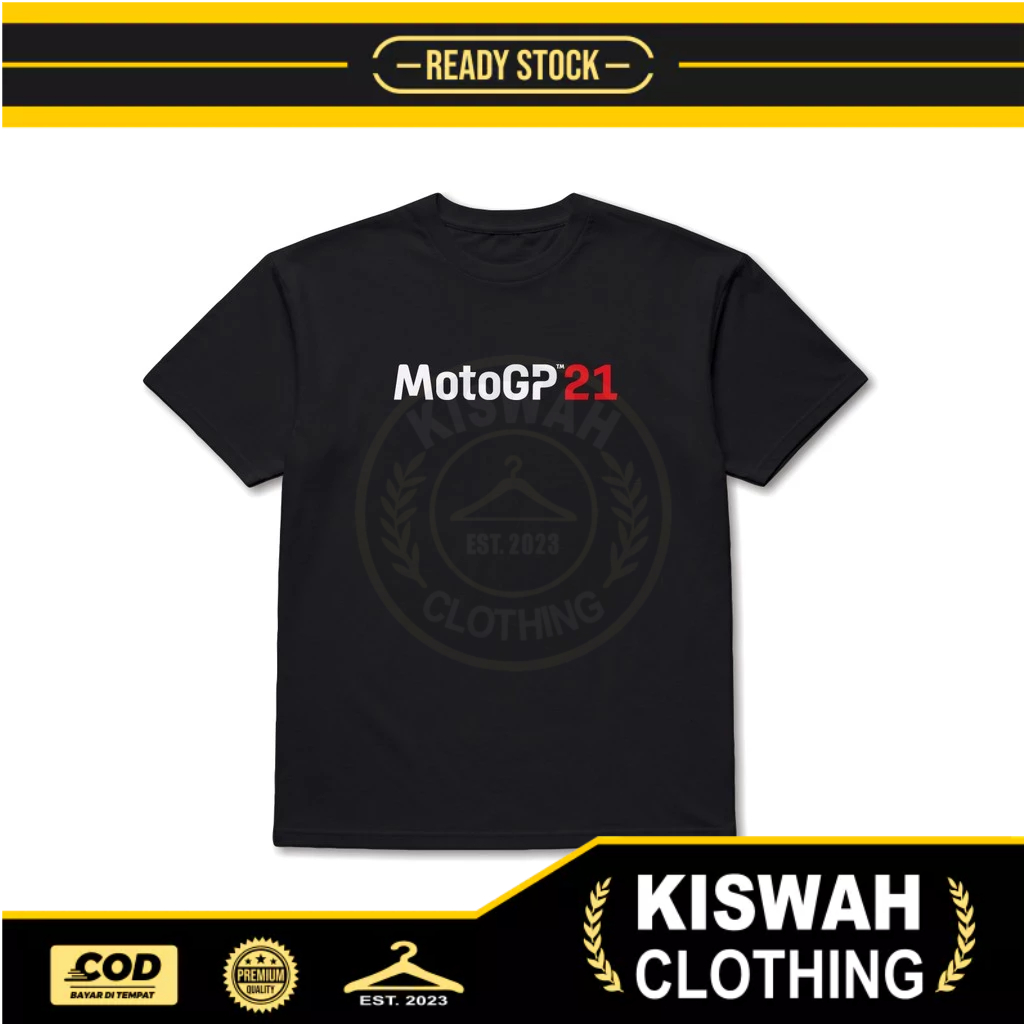 เสื้อยืด Moto GP 2021 โลโก้ยานยนต์