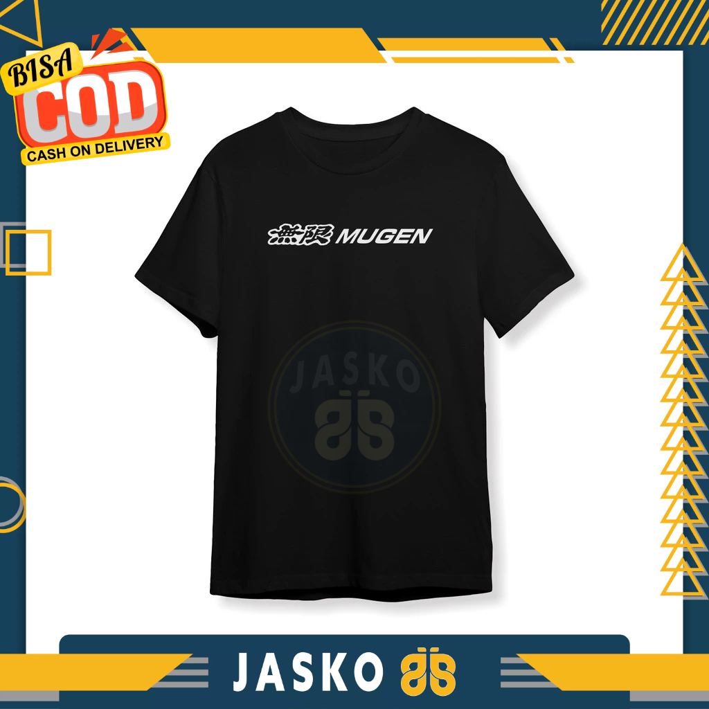 เสื้อยืดโลโก้ Mugen Japan เสื้อผ้ายานยนต์
