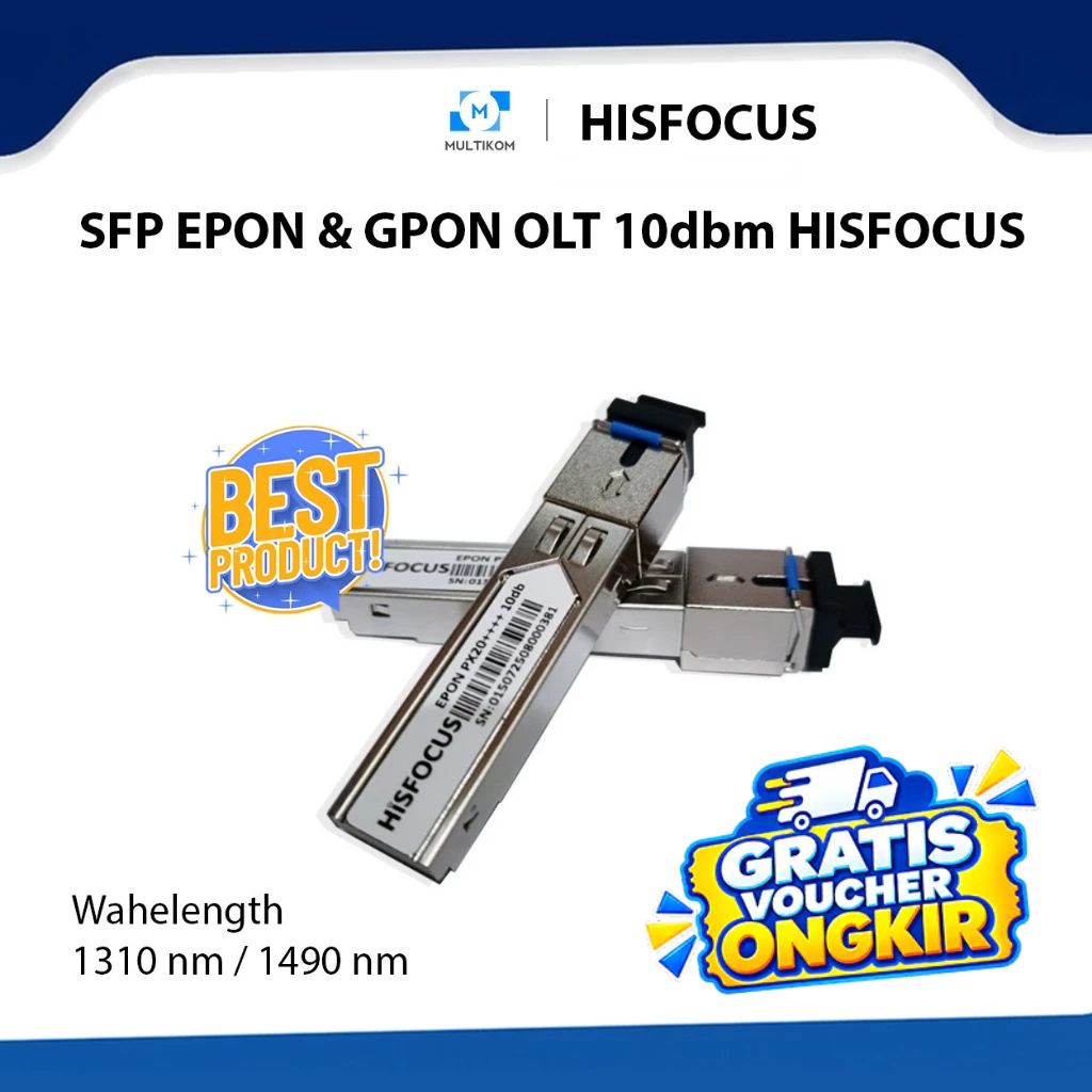 SFP EPON & GPON OLT 10dbm HISFOCUS