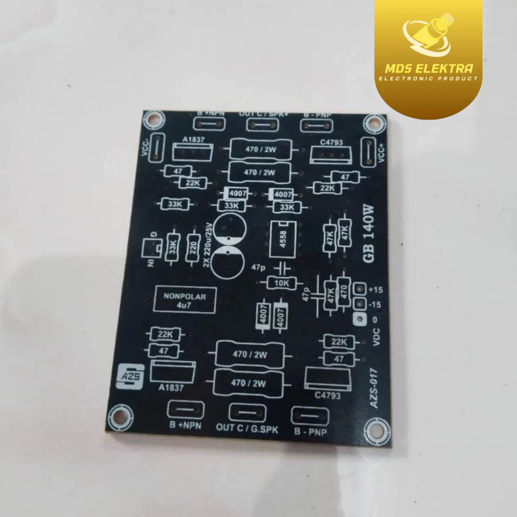 PCB Power GB 140W สะพานพื้นดิน Out Colector