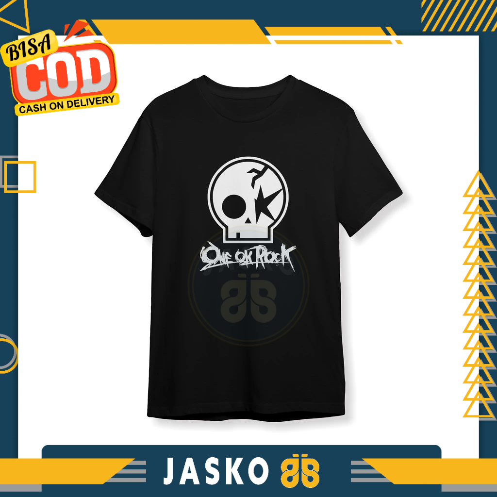 เสื้อยืด BAND ONE OK ROCK SKULL LOGO Music Shirt