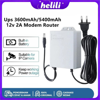 UPS Mini 12V-2A Kecil Sumber Daya Tak Terputus UPS Kehidupan Baterai Kamera Pemantauan Luar Ruangan Kecil 3M