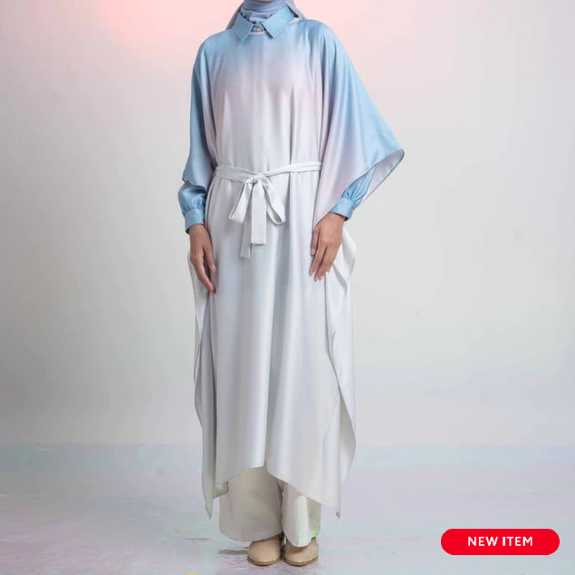 Dauky ชุดสตรีหรูหรา L Ombre Kaftan Dress