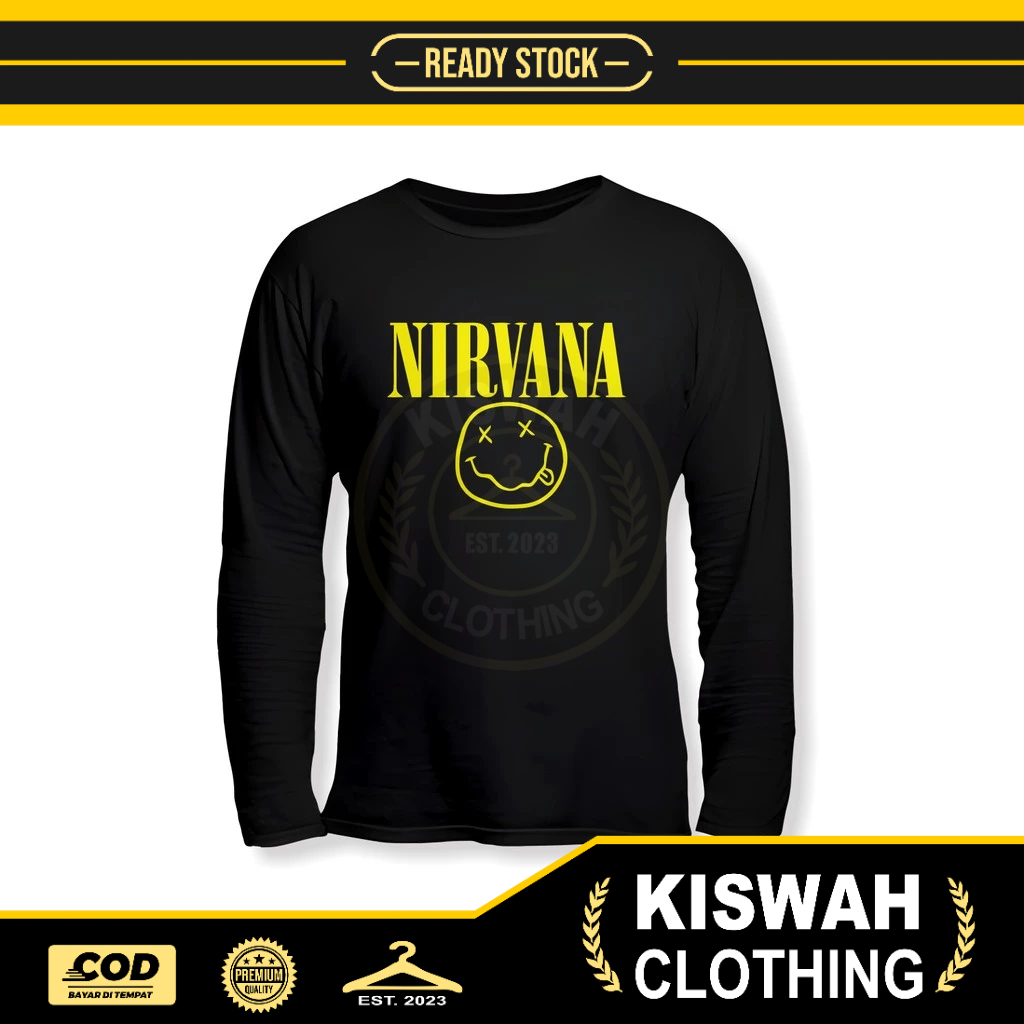 เสื้อเพลงแขนยาว NIRVANA V2