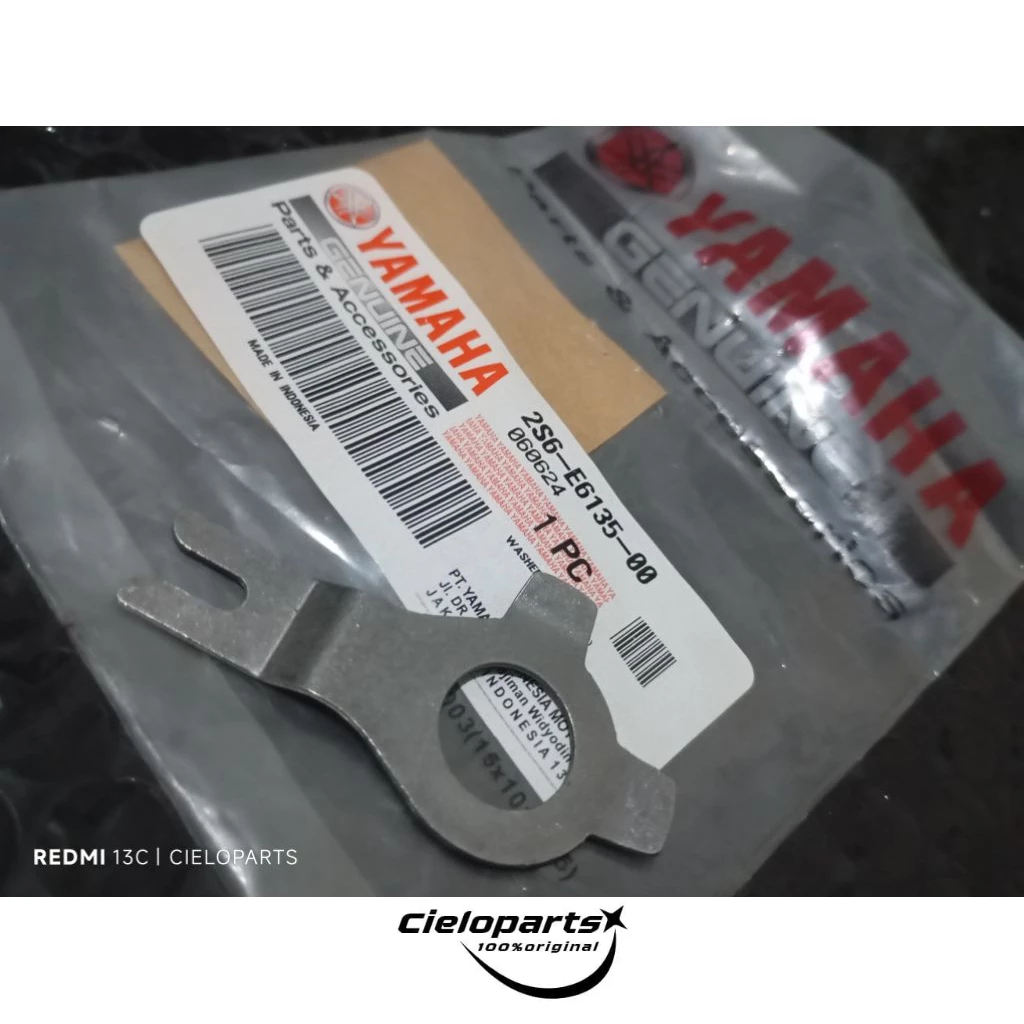 เครื่องซักผ้าล็อคแผ่นเหล็ก Clamp Clutch Nut Lock Vixion NVL Jupiter MX 2S6-E613-00 ของแท้ 100% YGP