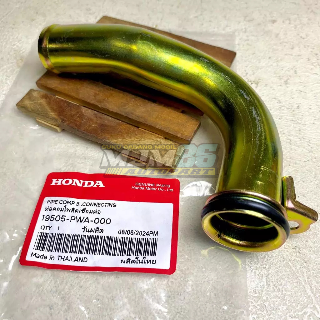 ท่อปั๊มน้ําเชื่อมต่อ 19505-PWA-000 ท่อ Bypass หม้อน้ํา Honda Jazz GD3 City GD8