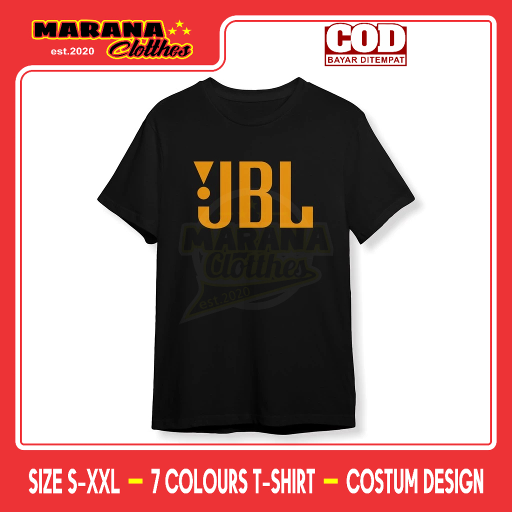 เสื้อยืด JBL LOGO เสื้อเพลง