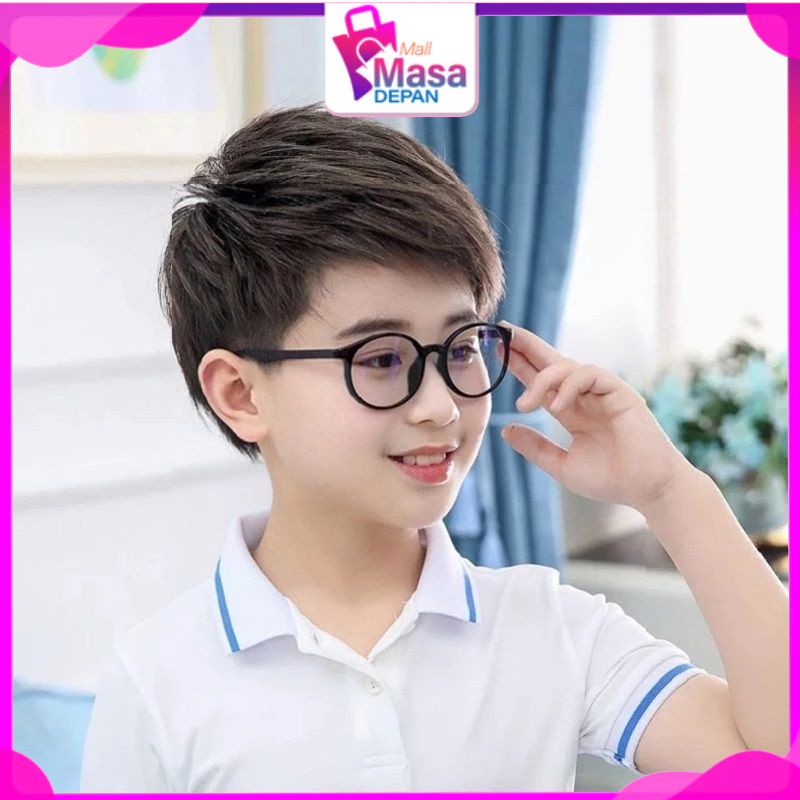 MATA MMD แว่นตาเด็ก 6652 แว่นตาป้องกันรังสีสําหรับเด็กรุ่นรอบคุณภาพสูงแว่นตากันแดดเด็ก