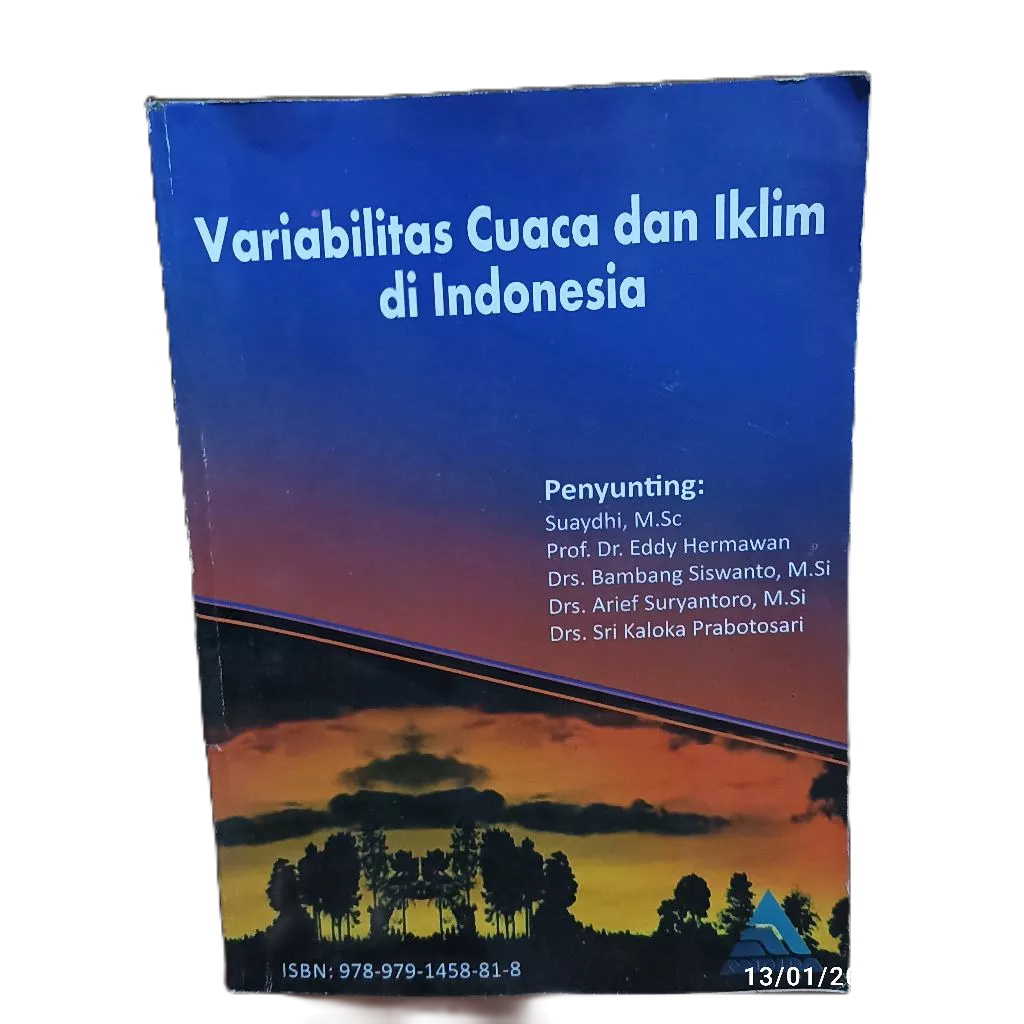 หนังสือ ความอ่อนแอของ Cuca และ iklim ในอินโดนีเซีย 140 หน้า 2014