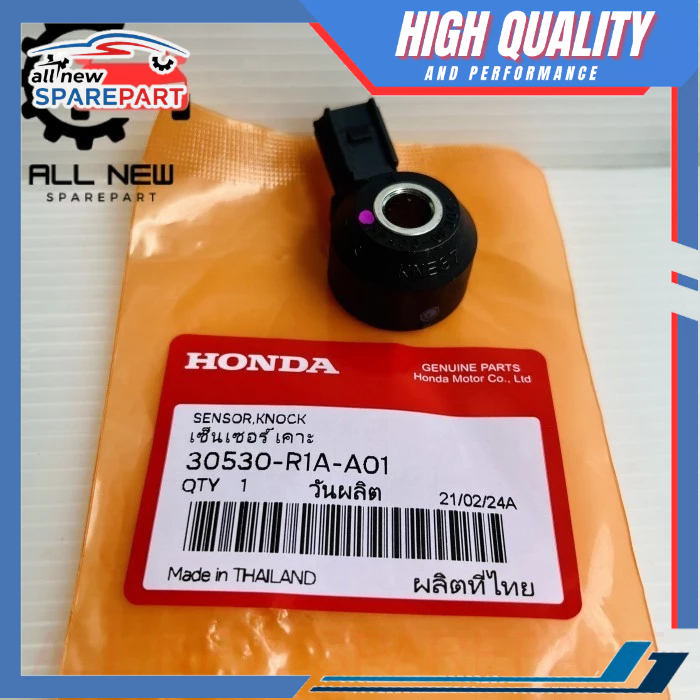 30530-R1A-A01 KNOCK SENSOR HONDA CRV GEN 4 RM1 RM3 JAZZ GK5 MOBILIO BRIO HRV BRV CIVIC FB CITY GM6 ใ