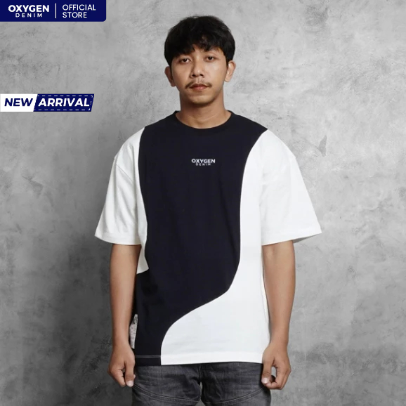 Oxygen Denim Evolve Wanderlust เสื้อยืดโอเวอร์ไซส์ (101-3522)