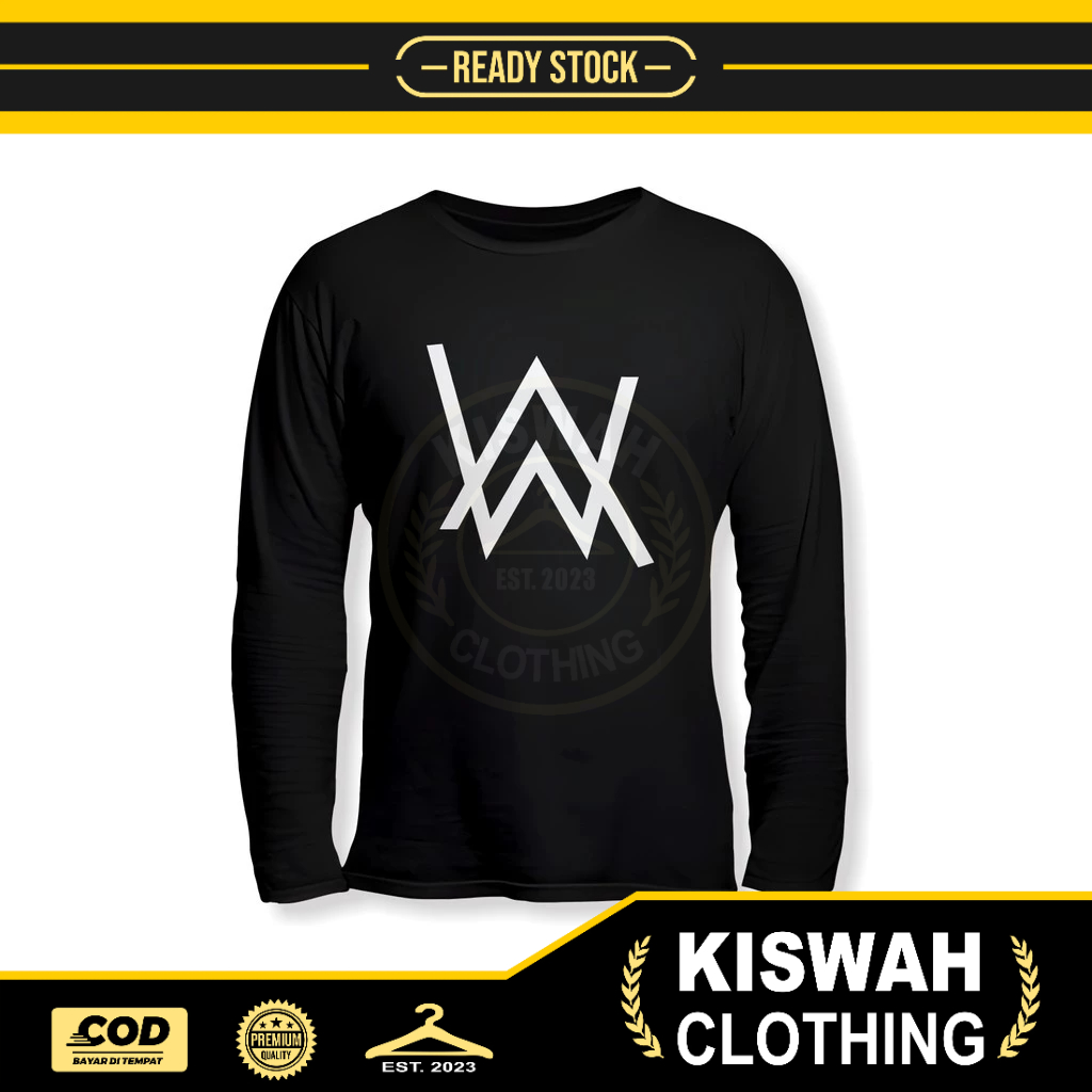 DJ ALAN WALKER เสื้อดนตรีแขนยาว