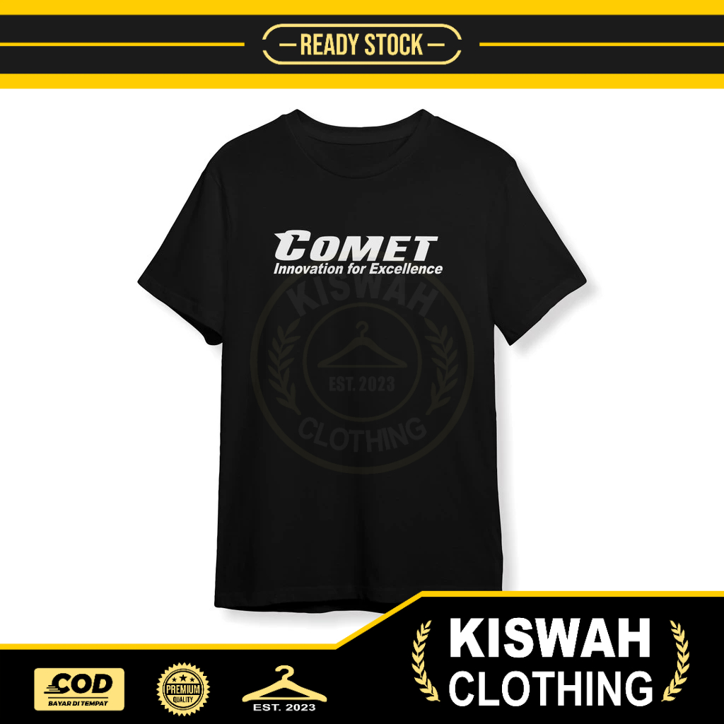 COMET เสื้อยืด เสื้อผ้ายานยนต์