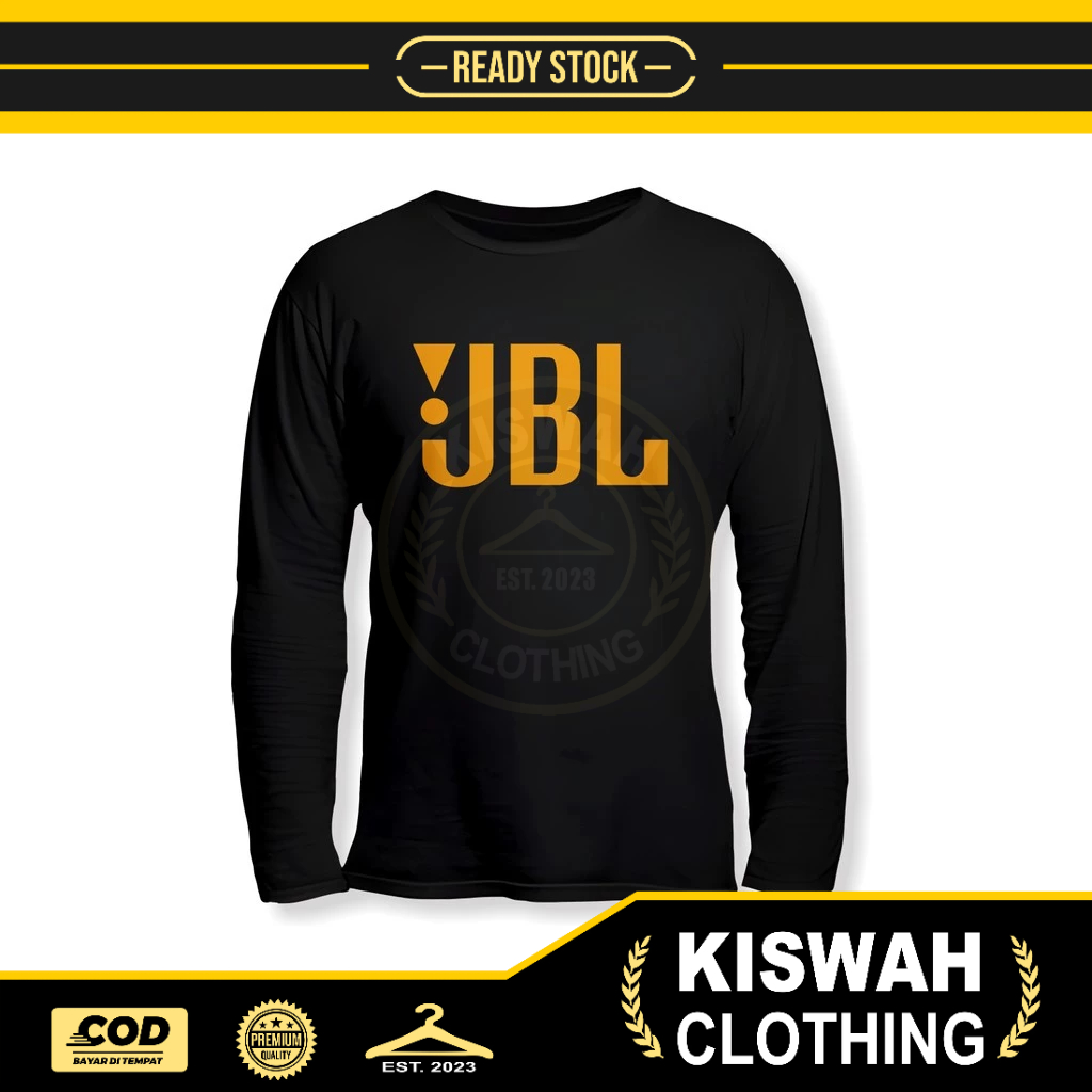 JBL LOGO เสื้อยืดแขนยาว เสื้อเพลง