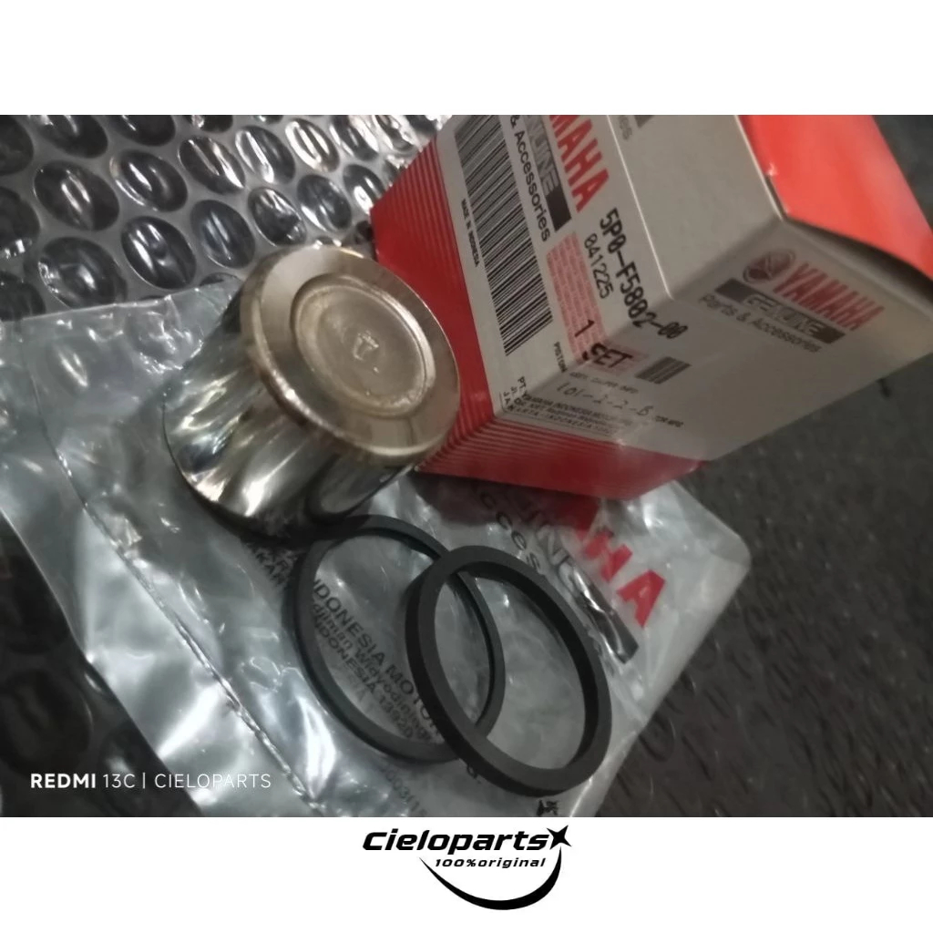 ลูกสูบคาลิปเปอร์+ซีลหน้า Yamaha Xeon, Fino, Mio J, Soul GT, XRide 115, Jupiter MX 135, Z 115, Z1, Mi