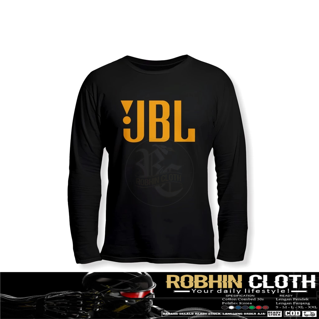เสื้อเพลงแขนยาว JBL LOGO