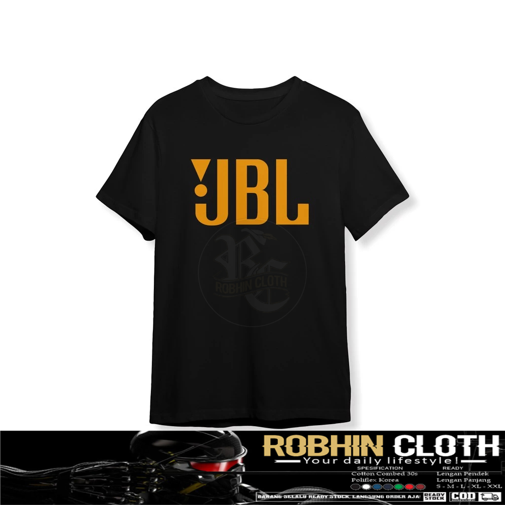 เสื้อยืด JBL LOGO เสื้อเพลง