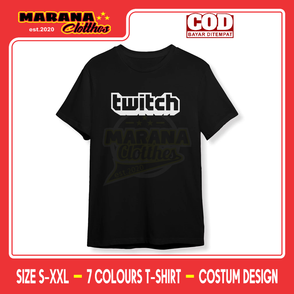 Twitch T-Shirt เสื้อเกม