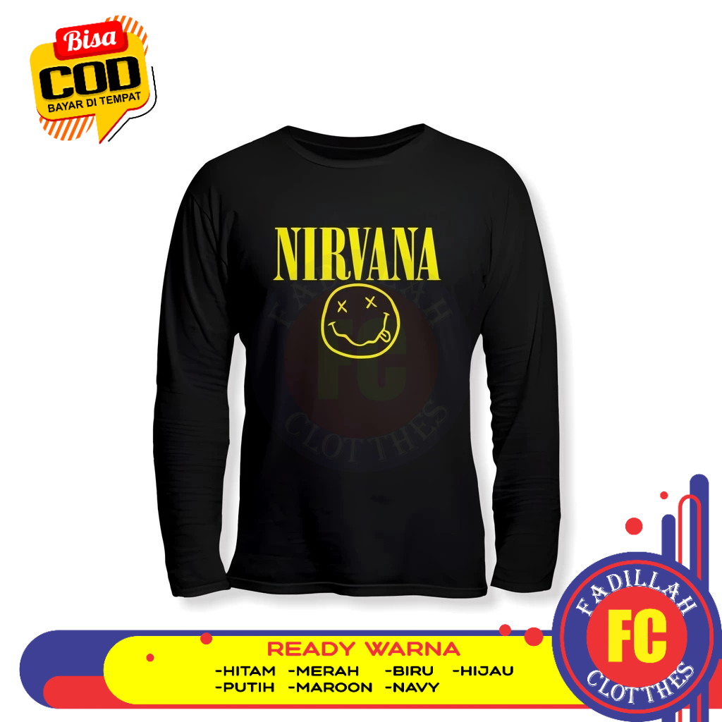 เสื้อเพลงแขนยาว NIRVANA V2
