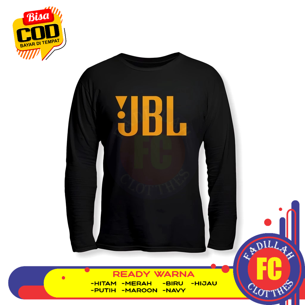 JBL LOGO เสื้อยืดแขนยาว เสื้อเพลง