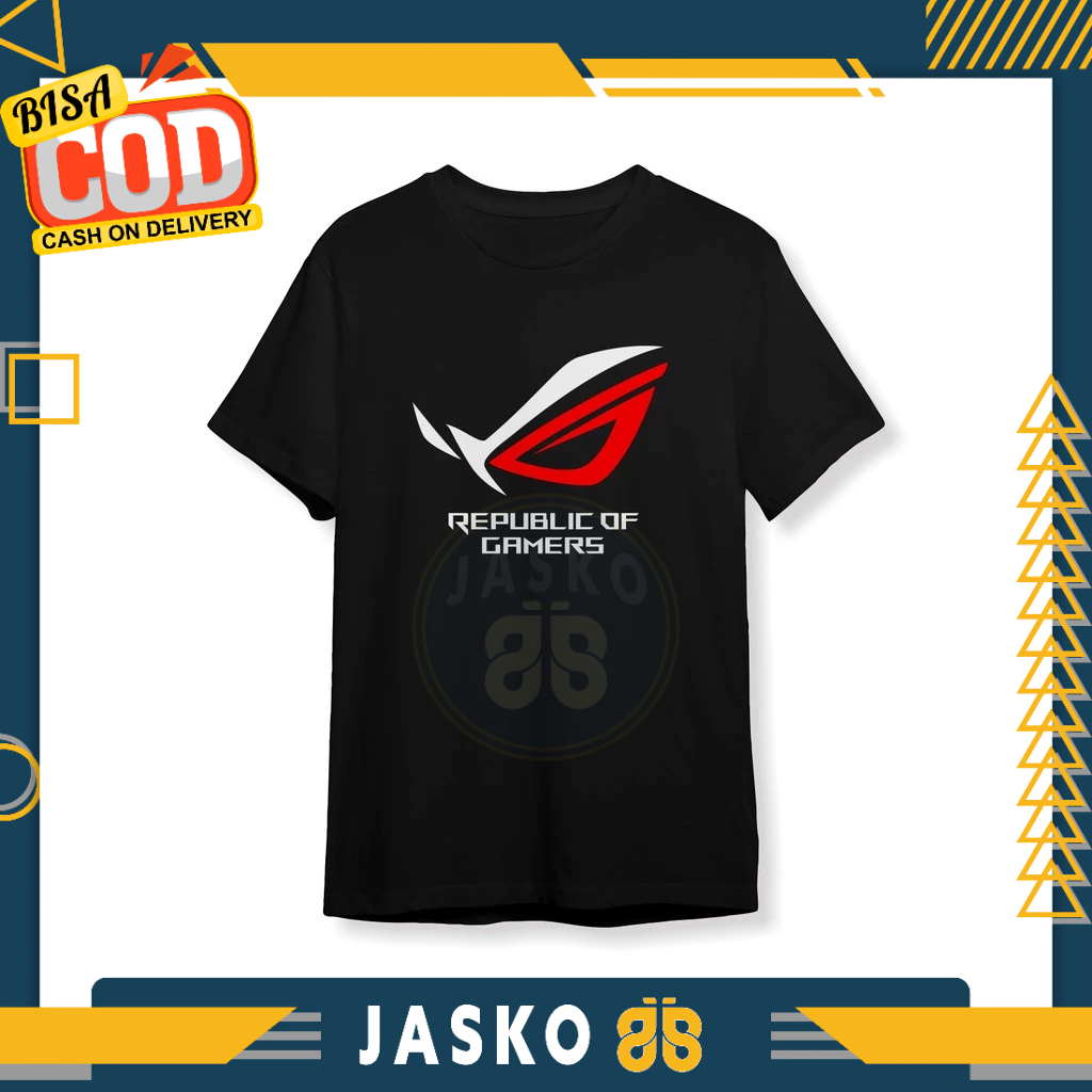 เสื้อเกมเสื้อยืด ROG Republic Of Gamers