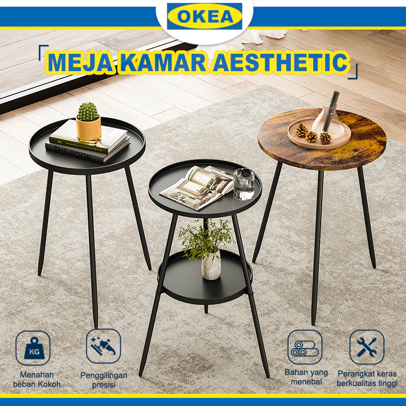 Minimalist Aesthetic Iron Table Minimalist Table Modern Industrial Table ล่าสุดอเนกประสงค์ Luxury Ir