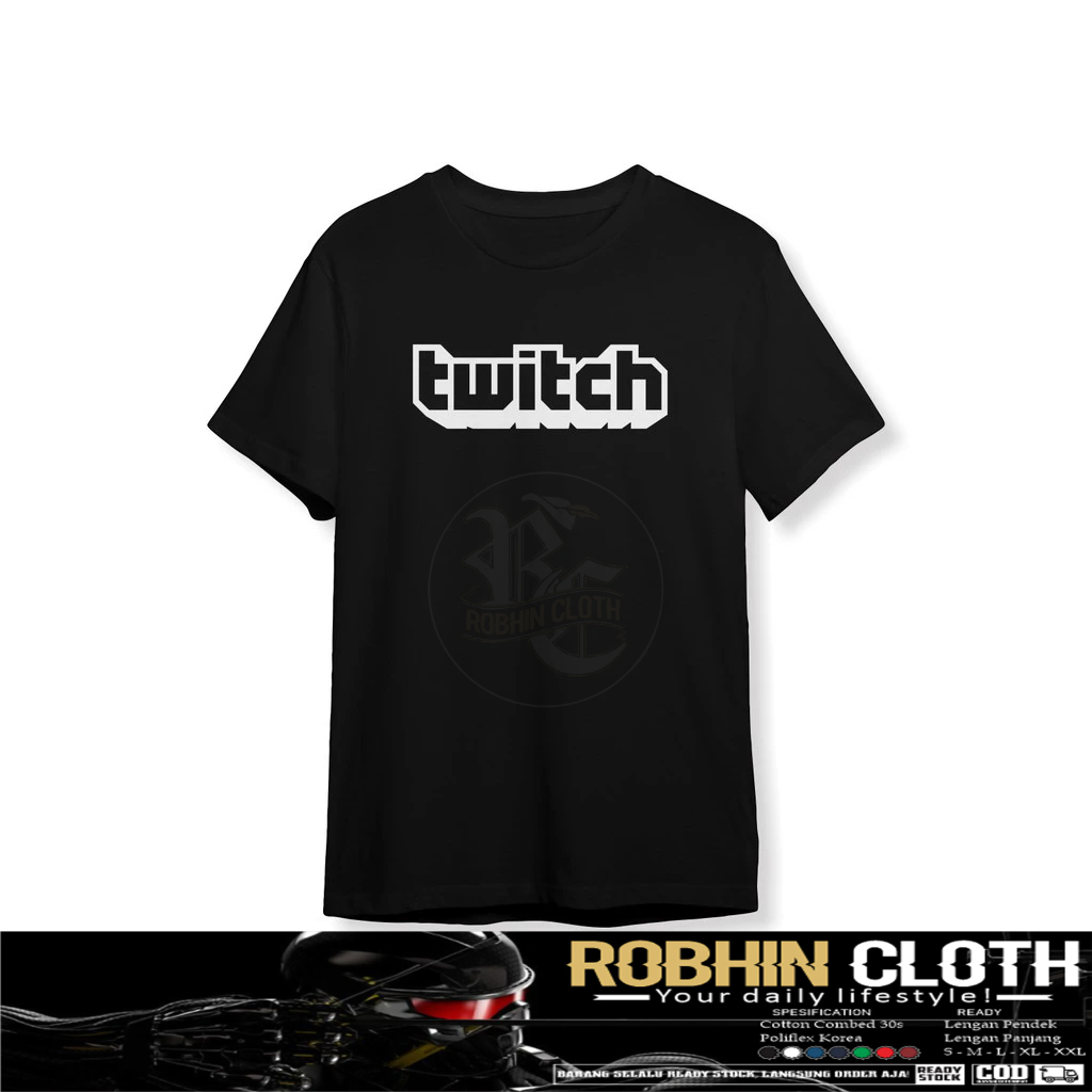Twitch T-Shirt เสื้อเกม