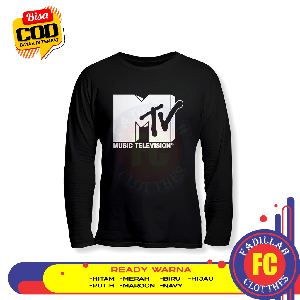 เสื้อบริษัทแขนยาวโลโก้ MTV