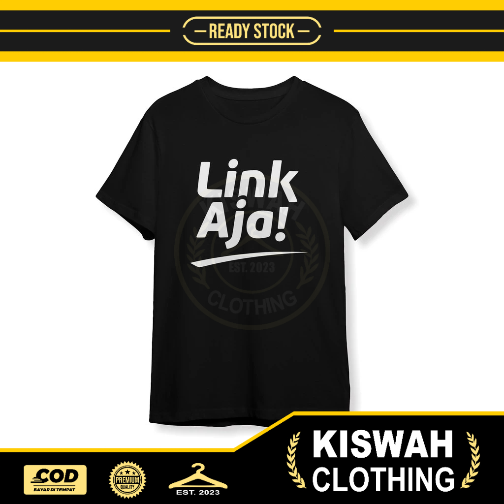 เสื้อยืด Link Aja Company Shirt Logo
