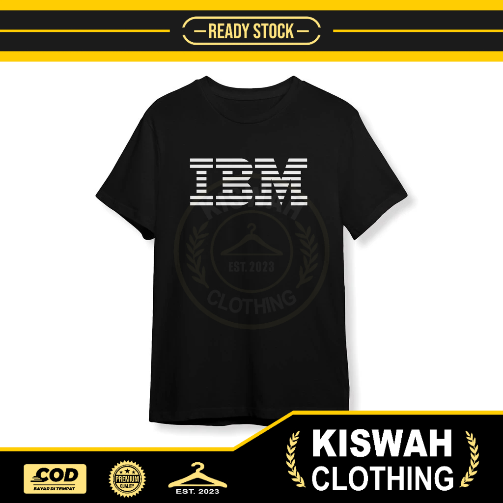 เสื้อยืด IBM เสื้อผ้าบริษัท