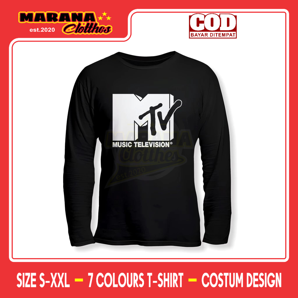 เสื้อบริษัทแขนยาวโลโก้ MTV