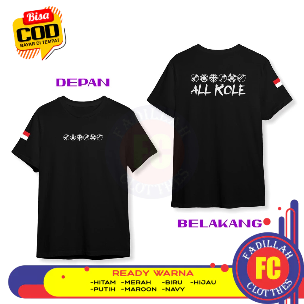 บทบาทเสื้อเกม MLBB ทุกบทบาท DB