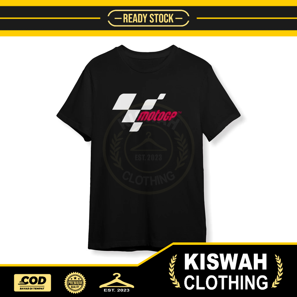 เสื้อยืดโลโก้ Moto GP เสื้อผ้ายานยนต์