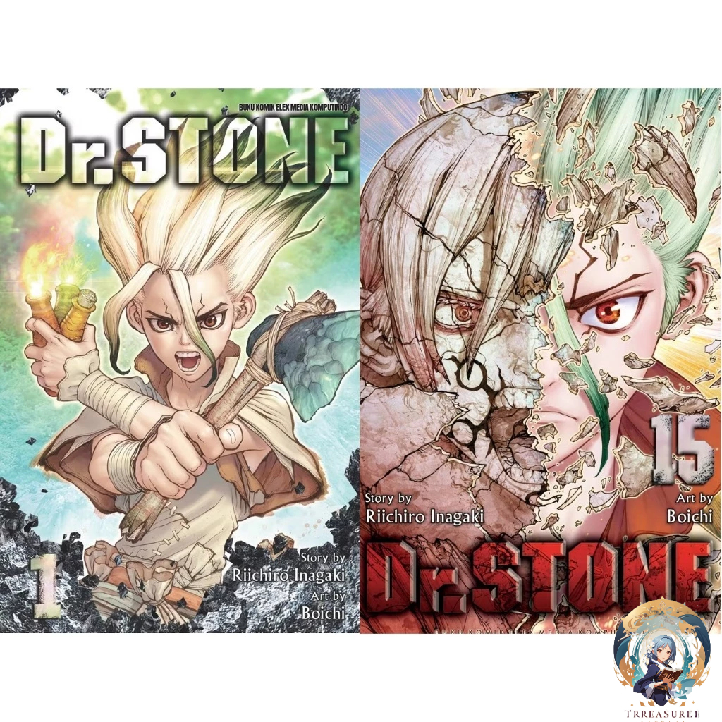 การ์ตูน Dr Stone เล่ม 6 [มังงะ] TB - Dr.Stone - Riichiro Inagaki Boichi - Treasure Lucky