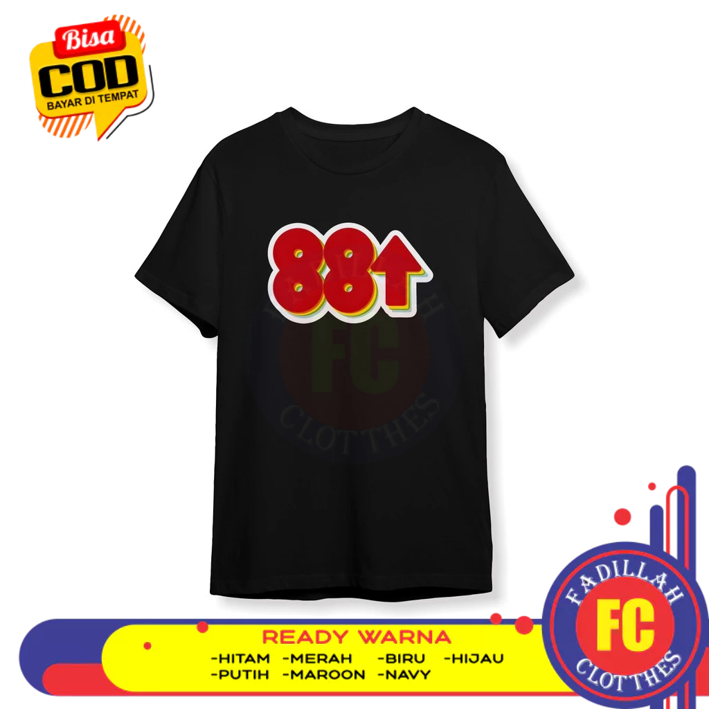 88 Rising Logo T-Shirt เสื้อยืด Distro
