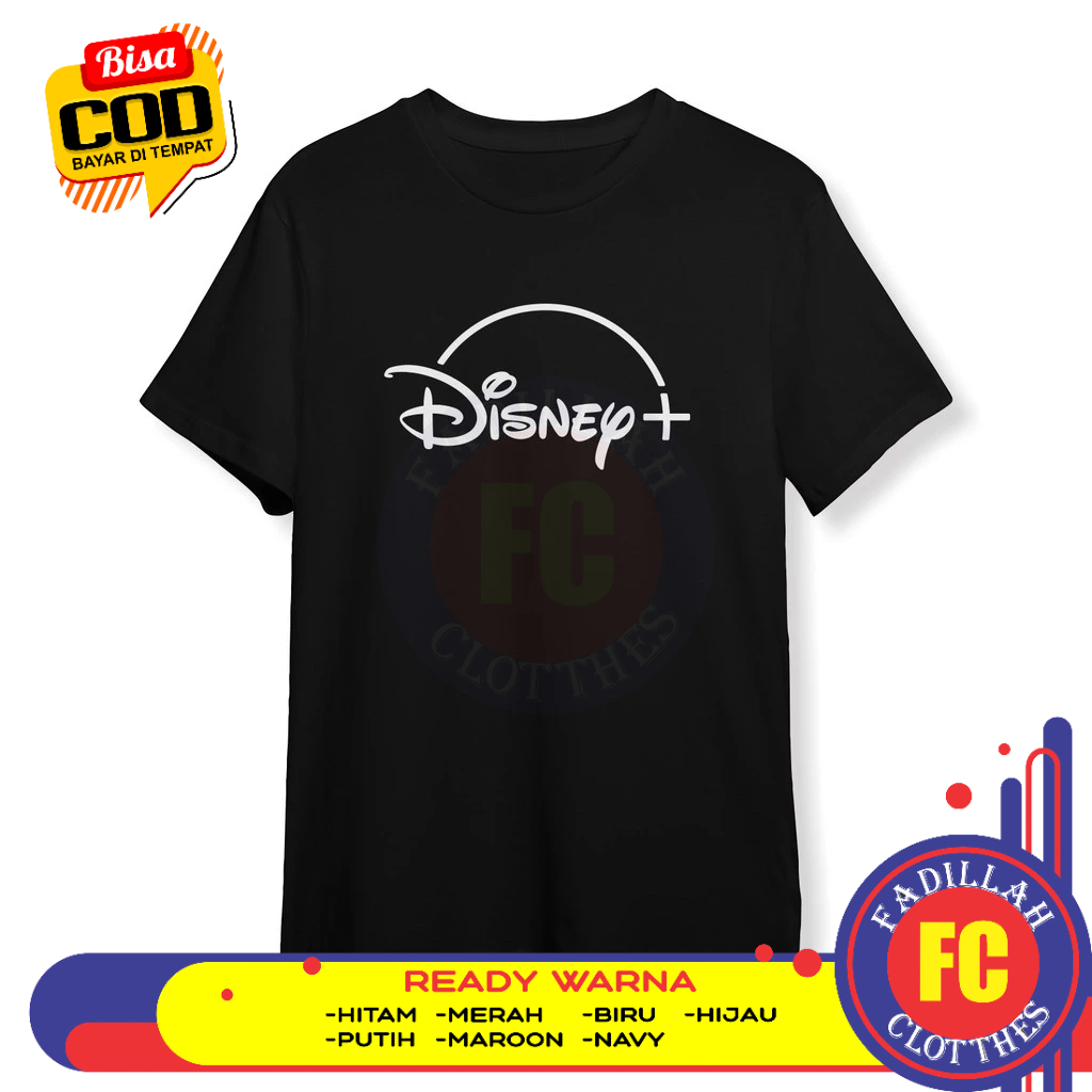 เสื้อยืด Disney Plus Logo Distro เสื้อยืด