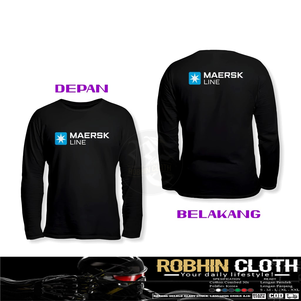 เสื้อบริษัทแขนยาว MAERSK LINE DB