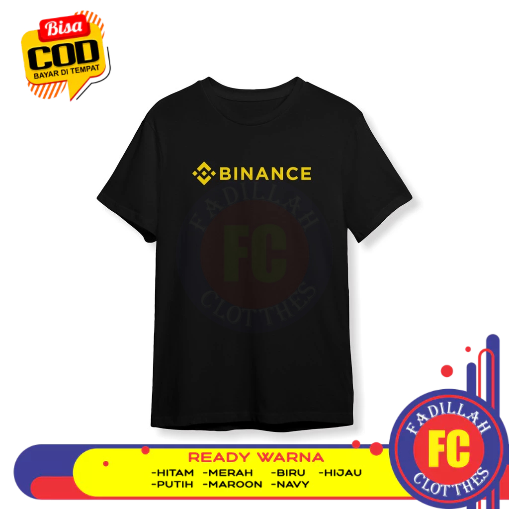 เสื้อยืดโลโก้ BNB Binance เสื้อยืด Distro