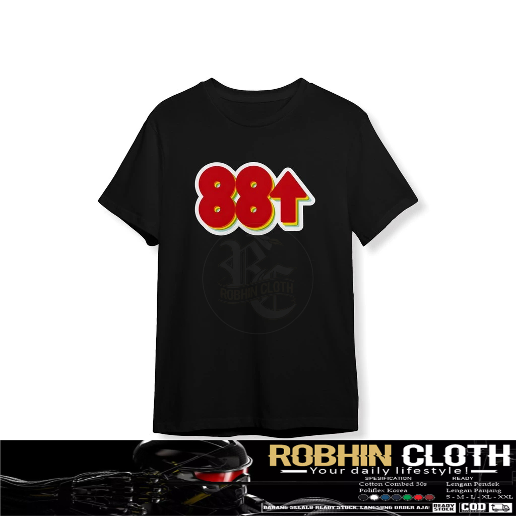 88 Rising Logo T-Shirt เสื้อยืด Distro