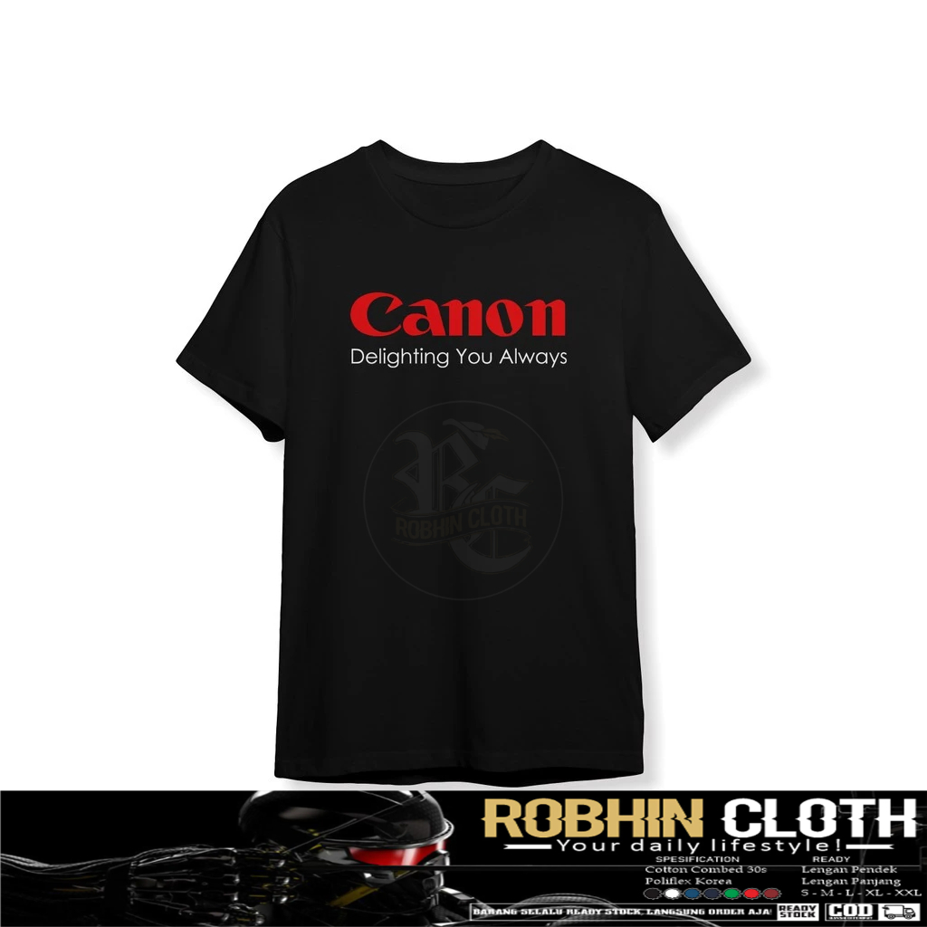 CANON DELIGHTING YOU เสื้อบริษัท ALWAYS