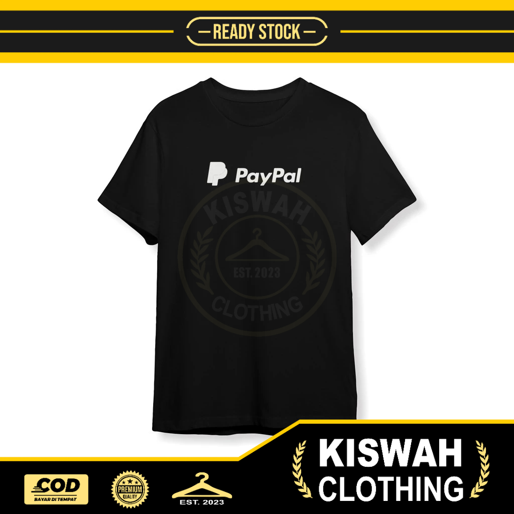 เสื้อยืด Paypal เสื้อผ้าบริษัท