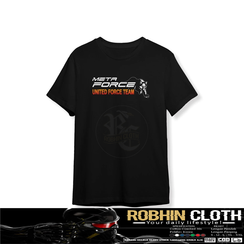Meta Force United Force Team Logo Distro T-Shirt