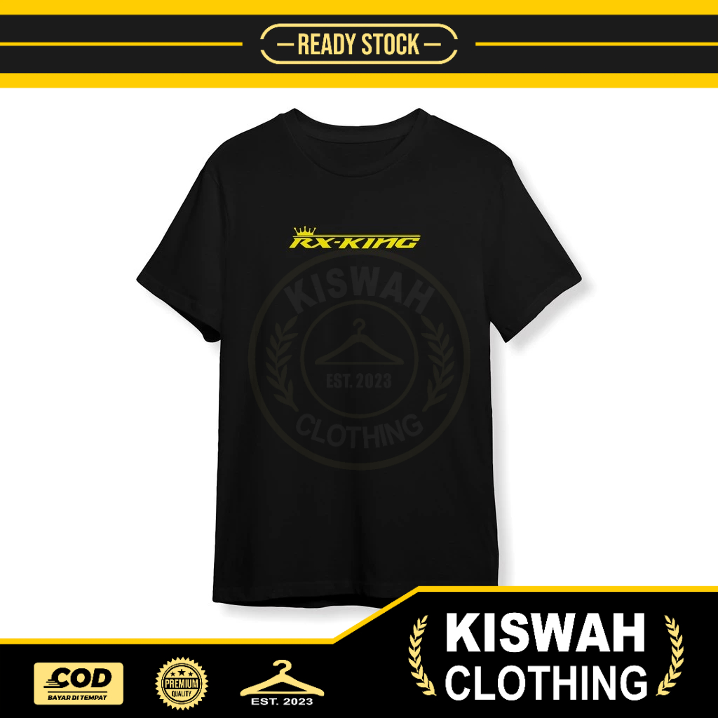 RX KING LOGO เสื้อยืด เสื้อผ้ายานยนต์