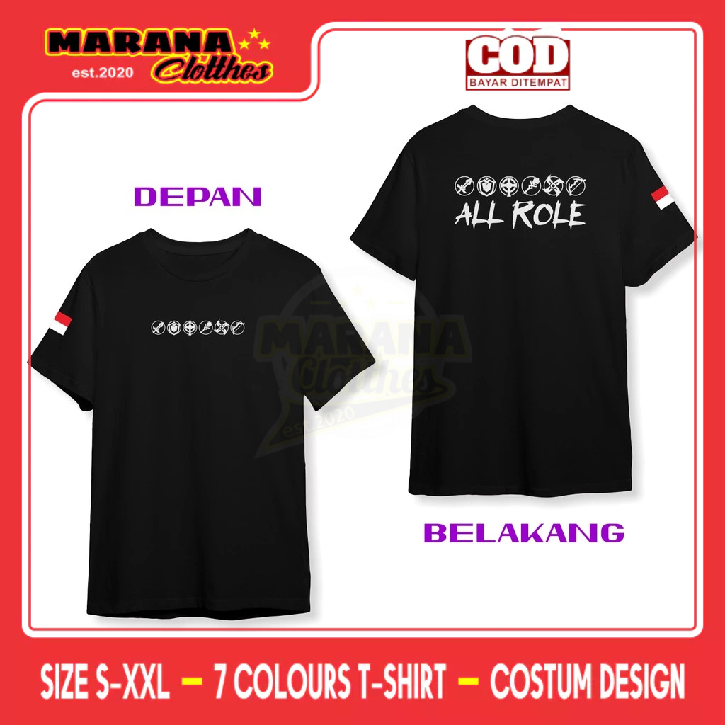 บทบาทเสื้อเกม MLBB ทุกบทบาท DB